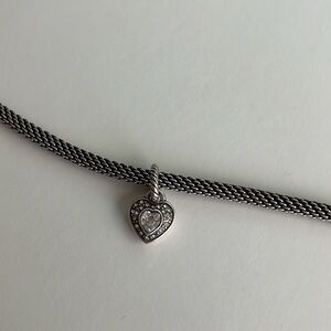 Clear Crystal Heart Brighton Charm